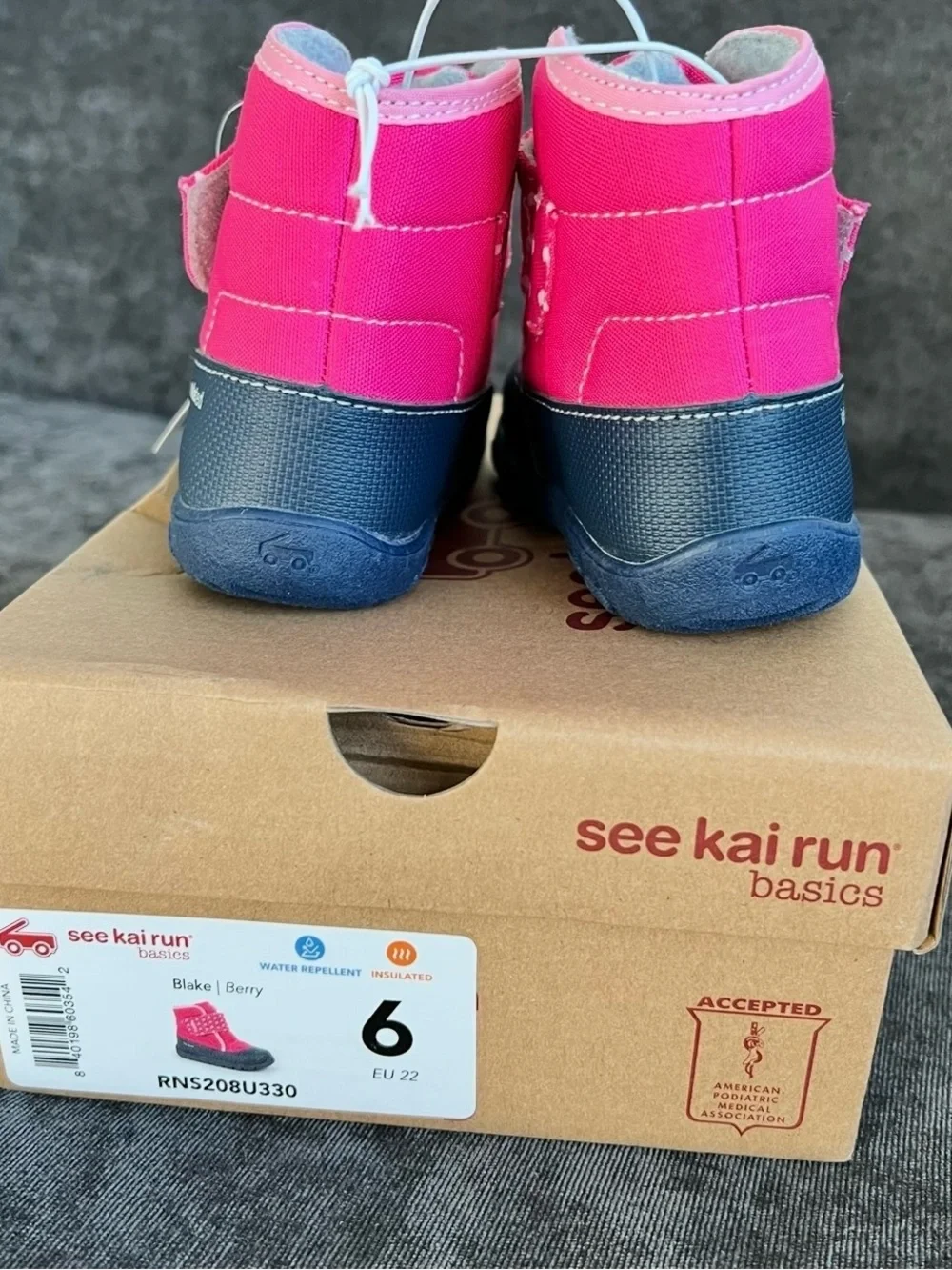 NIB See Kai Run Toddler Insulated Winter Boots Size 6